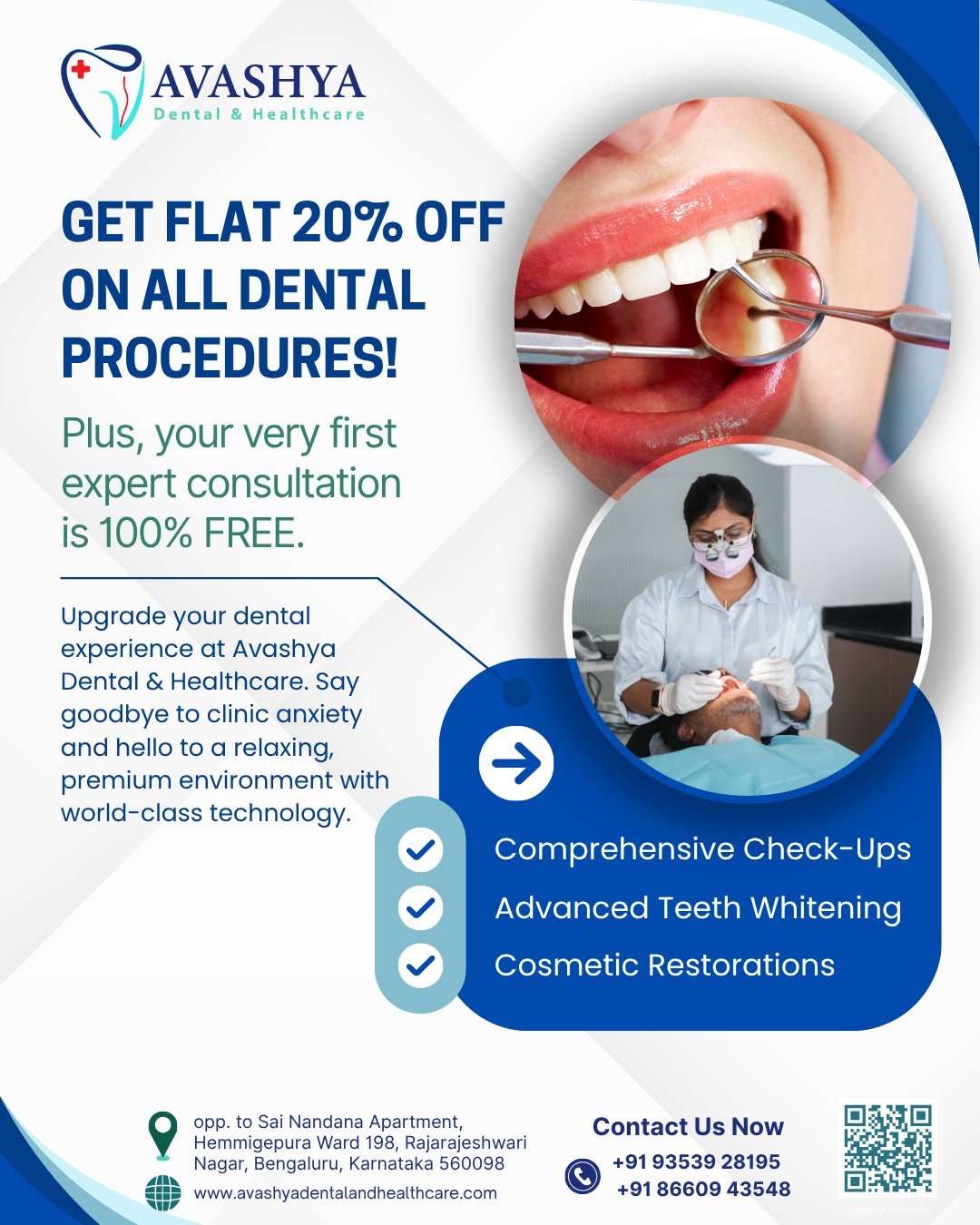 Smiling patient with clear aligners — Avashya Dental Bangalore